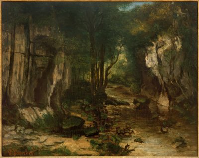 The Stream of Puits-Noir by Gustave Courbet